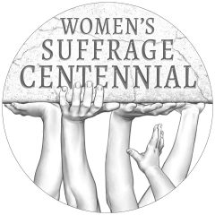 Women's Suffrage Centennial Silver Medal - Obverse Design
