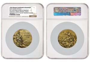 NGC Certifies Very First Olympic Gold Medal for Basketball