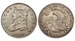 1823/2 Capped Bust Quarter. B-1. Rarity-6-. EF-45 (PCGS)
