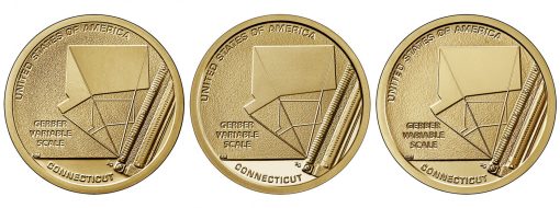 2020 Connecticut American Innovation Dollar - Reverse. Uncirculated, Proof and Reverse