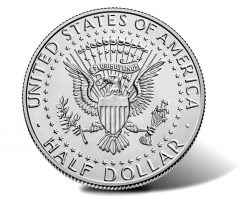 2020-P Kennedy Half Dollar - reverse