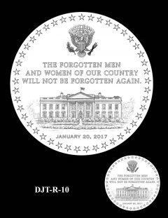 Donald Trump Presidential Medal Design – Reverse – DJT-R-10