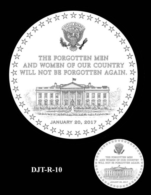 Donald Trump Presidential Medal Design - Reverse - DJT-R-10