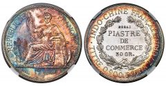 French Indo-China Pattern Piastre, PR67 Star NGC