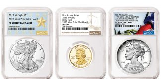 NGC Certifying Stockpile of Backdated U.S. Mint Gold and Silver Coins NGC Certified U.S. Mint 2016-2017 Gold and Silver Coins