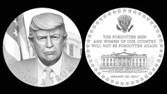 Recommended Donald Trump Presidential Medal Designs (obverse and reverse)