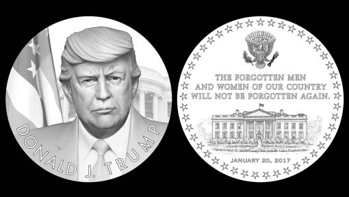 Recommended Donald Trump Presidential Medal Designs (obverse and reverse)