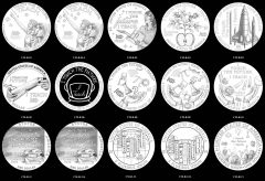 Reverse 2021 Christa McAuliffe Commemorative Silver Dollar Candidate Designs