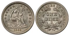 1856-S Liberty Seated dime