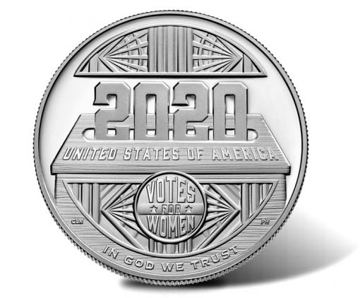 2020-P Proof Women's Suffrage Centennial Silver Dollar - Reverse