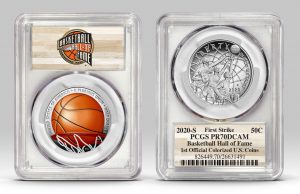 PCGS To Offer Special Label For Basketball HOF Colorized Coins