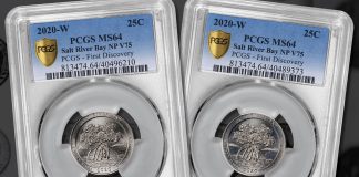 Two Winners in PCGS First Discovery 2020-W U.S. Virgin Islands Quarter Quest PCGS 2020 Salt River Bay winners