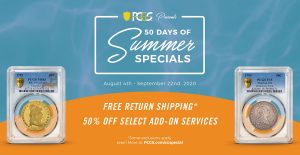PCGS 50 Days of Summer Specials Graphic