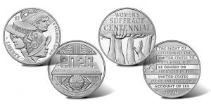 2020 Women's Suffrage Centennial Silver Dollars Launch