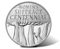 Women's Suffrage Centennial Silver Medal - Obverse