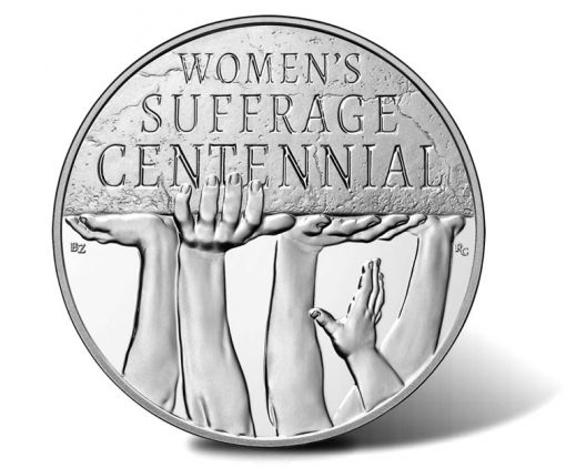 Women's Suffrage Centennial Silver Medal - Obverse