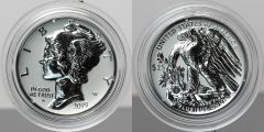 2019-W Reverse Proof American Palladium Eagle – Obverse and Reverse