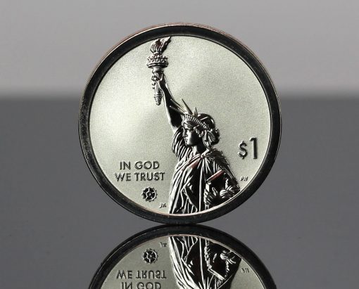 CoinNews Photo 2020-S Reverse Proof Connecticut American Innovation Dollar - Obverse Side