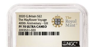 Royal Mint Partners with NGC to Offer Certified UK Coins NGC-Certified 400th Anniversary Mayflower Voyage Silver Coin