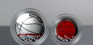 US Mint Sales: Colorized Basketball Coins Debut Photo of 2020 Colorized Basketball Commemorative Coins