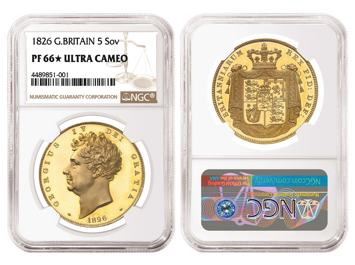 NGC-Certified British Gold Rarities Offered in MDC Monaco October 