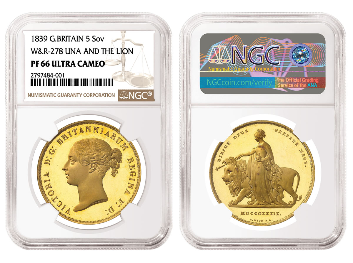 NGC-Certified British Gold Rarities Offered in MDC Monaco October 