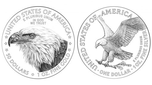 2021 American Eagle Gold and Silver Reverse Designs