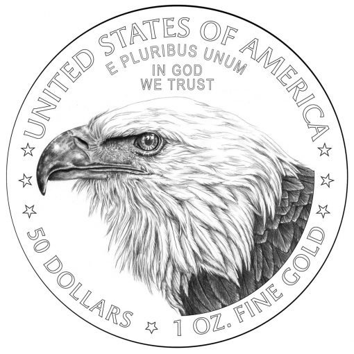 2021 American Gold Eagle Reverse Design