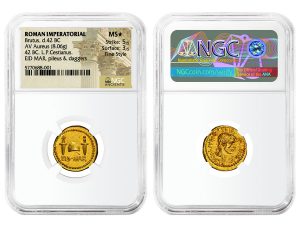NGC Ancients Certifies'EID MAR' Aureus of Brutus