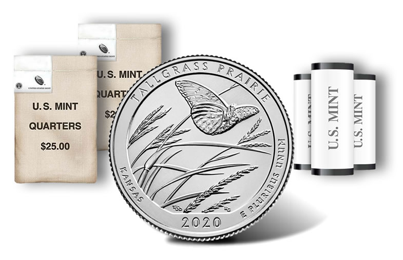 KS Details about   2020 D Tallgrass Prairie National Preserve Quarter BU Direct From Mint 
