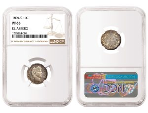 NGC-Certified 1894-S Barber Dime Already at $850,000