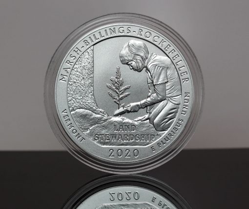 CoinNews Photo of 2020-P Marsh-Billings-Rockefeller National Historical Park Five Ounce Silver Uncirculated Coin