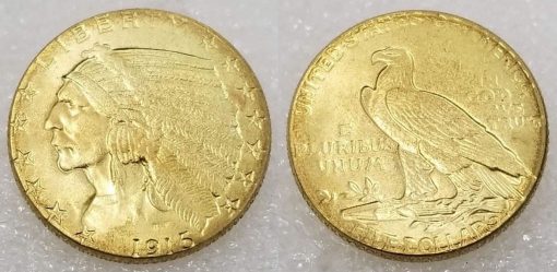 Fake 1915 Indian Head Quarter Eagle