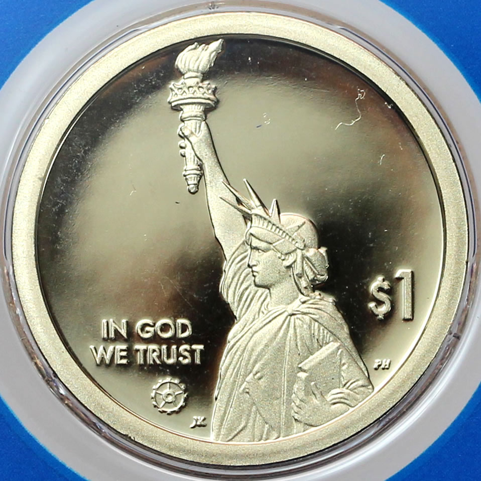 2020 S AMERICAN INNOVATION DOLLAR SINGLE PROOF COIN NO BOX MD HUBBLE TELESCOPE