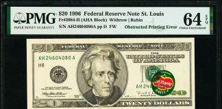 Famed “Del Monte” Error Note Offered Jan. 22 in Heritage Currency Sale The Del Monte Note