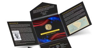 2020-S Reverse Proof South Carolina American Innovation Dollar Released 2020-S Reverse Proof South Carolina American Innovation Dollar and Packaging