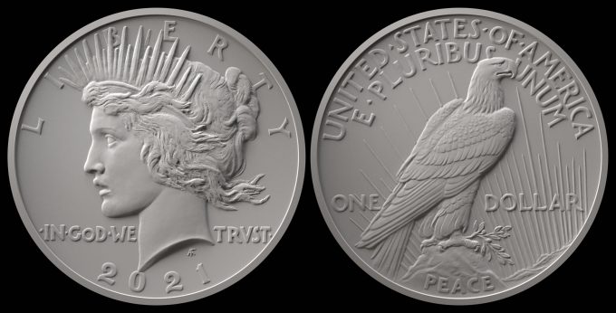 2021 Peace Silver Dollar Designs