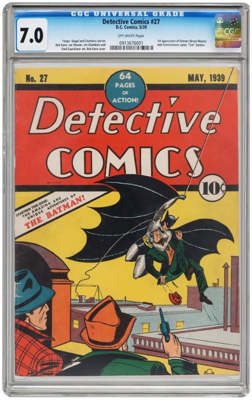 Detective Comics #27 graded CGC 7.0