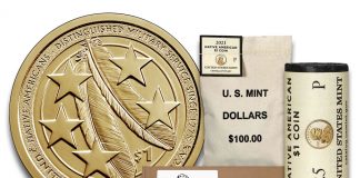 2021 Native American $1 Coins in Rolls, Bags and Boxes 2021 Native American $1 Coin, roll, bag and box