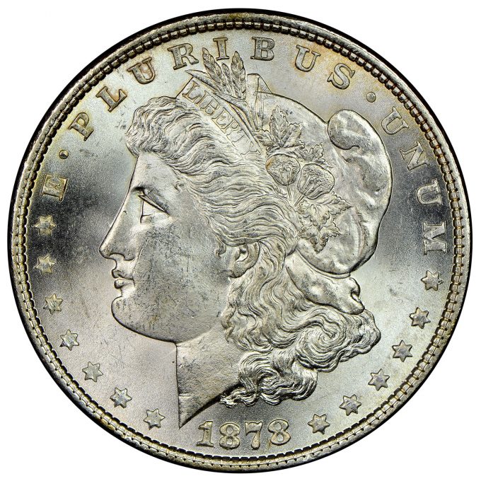 Genuine 1878 Morgan dollar