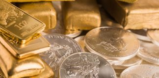Gold Rises in Feb. Start; Silver Marks Best Close Since 2013 Gold bars and layers of Silver Eagles Feb 1, 2021