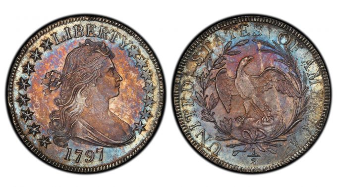 1797 Draped Bust half dollar