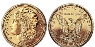 Heritage Relocates April CSNS Coin and Currency Auctions to Dallas 1878 $5 Five Dollars, Judd-1578, Pollock-1771, Low R.7, Gilt PR63 PCGS