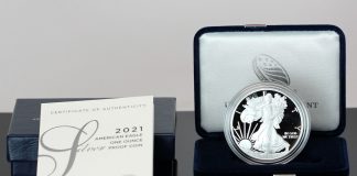 U.S. Mint: Limited 2022 American Silver Eagle Enrollments Remaining A CoinNews photo of one of last year's U.S. Mint issued 2021-W Proof American Silver Eagle