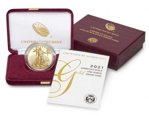 US Mint product images Classic 2021-W $50 Proof American Gold Eagle