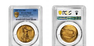 PCGS-Certified 1907 UHR Double Eagle Sold for $4.1 Million 1907 UHR $20 PCGS PR68