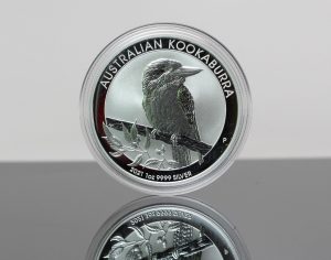 2021 Australian Kookaburra 1oz Silver Bullion Coin - Reverse