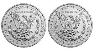 2021 Morgan Silver Dollars with CC and O Privy Marks