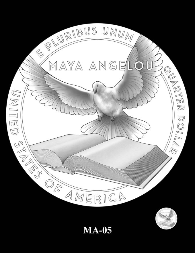 2022 Maya Angelou Quarter Candidate Design MA-05