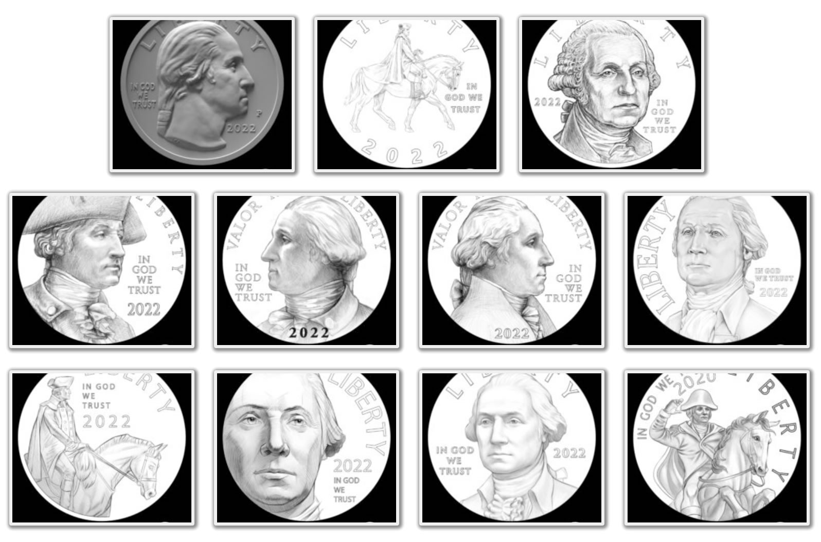 20222025 American Women Quarter Obverse Candidate Designs CoinNews